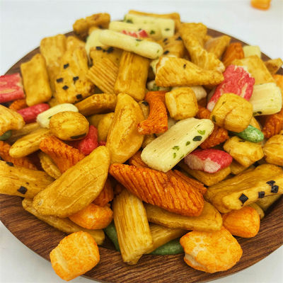 l'OEM a soufflé biscuit croustillant de riz en vrac les fabricants chinois de casse-croûte