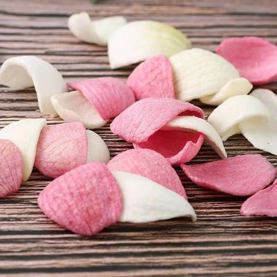 Pink Onion Delights Crispy Vacuum Fried Allure For Your Taste Buds