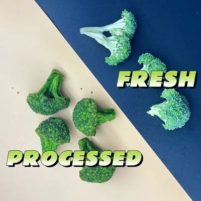 Crunchy Savory Flavor Vacuum Fried Broccoli Nutrient Rich Snack Elevatin