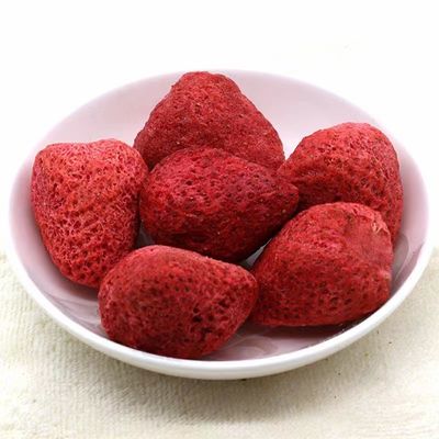 Bon prix 25% de sucre sucré FD mélange de fraises 5 kg en vrac pour collation en ligne