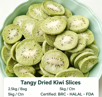Goede prijs Premium vriesgedroogde kiwi plakjes met veel vitamine C van de Hayward-variëteit zonder toegevoegde suiker online
