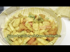 biscoito friável dos arrozes tufados do oem em fabricantes chineses do petisco maioria