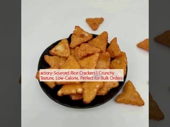 Biscoitos de arroz de origem actory ♪ textura crocante, baixa em calorias, perfeito para encomendas em massa