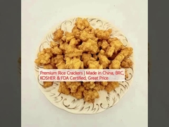 Bolinhos de arroz premium feitos na China, certificados BRC, Kosher e FDA, ótimo preço