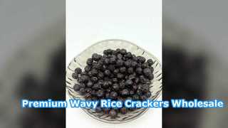 Wholesale Wavy Rice Crackers Custom OEM Snack Supply